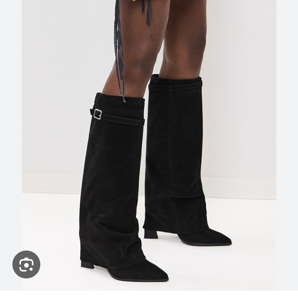 Free People Fold Over Boot "NEW" - Picture 13 of 16
